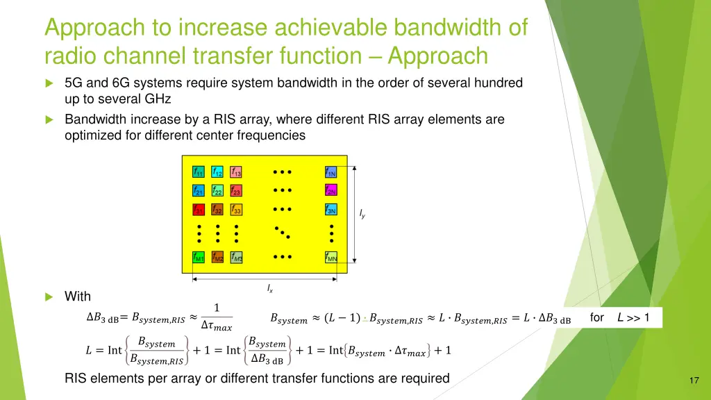 approach to increase achievable bandwidth