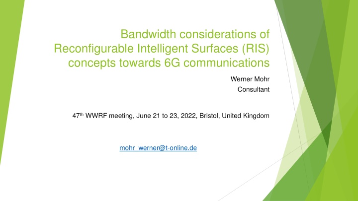 bandwidth considerations of reconfigurable