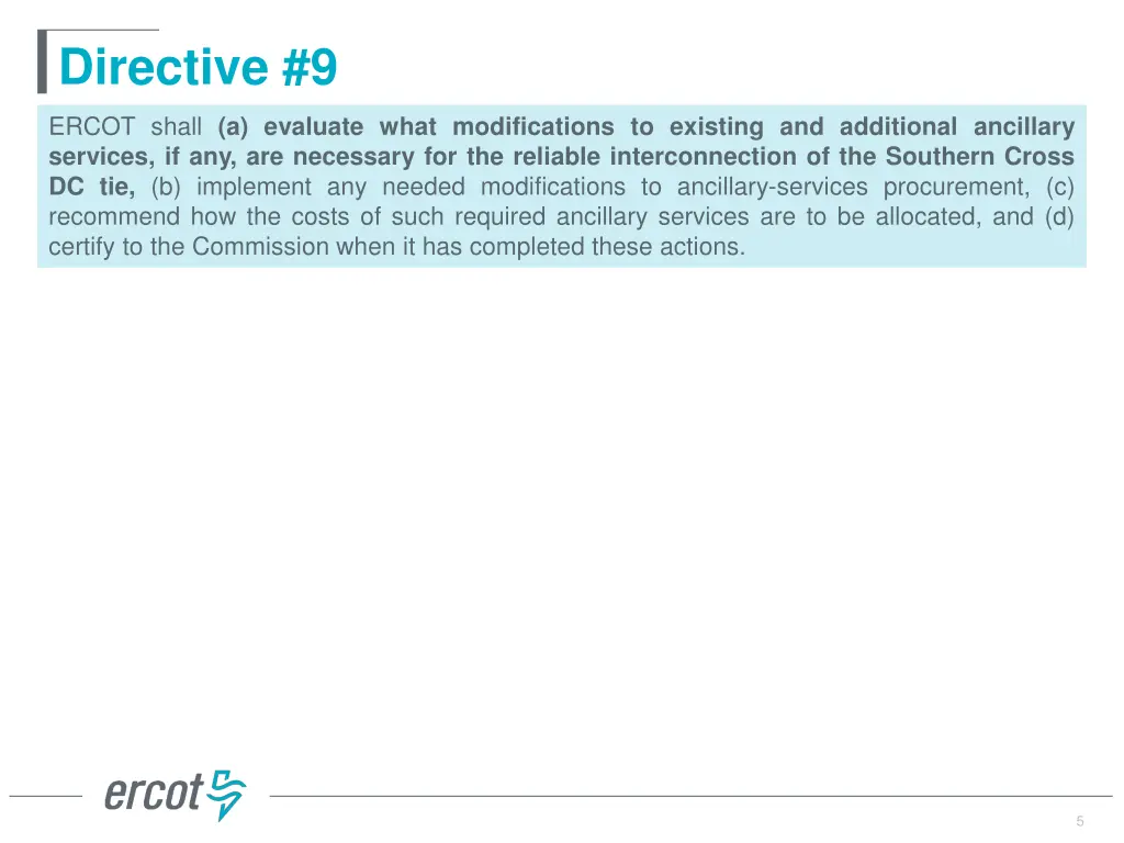 directive 9