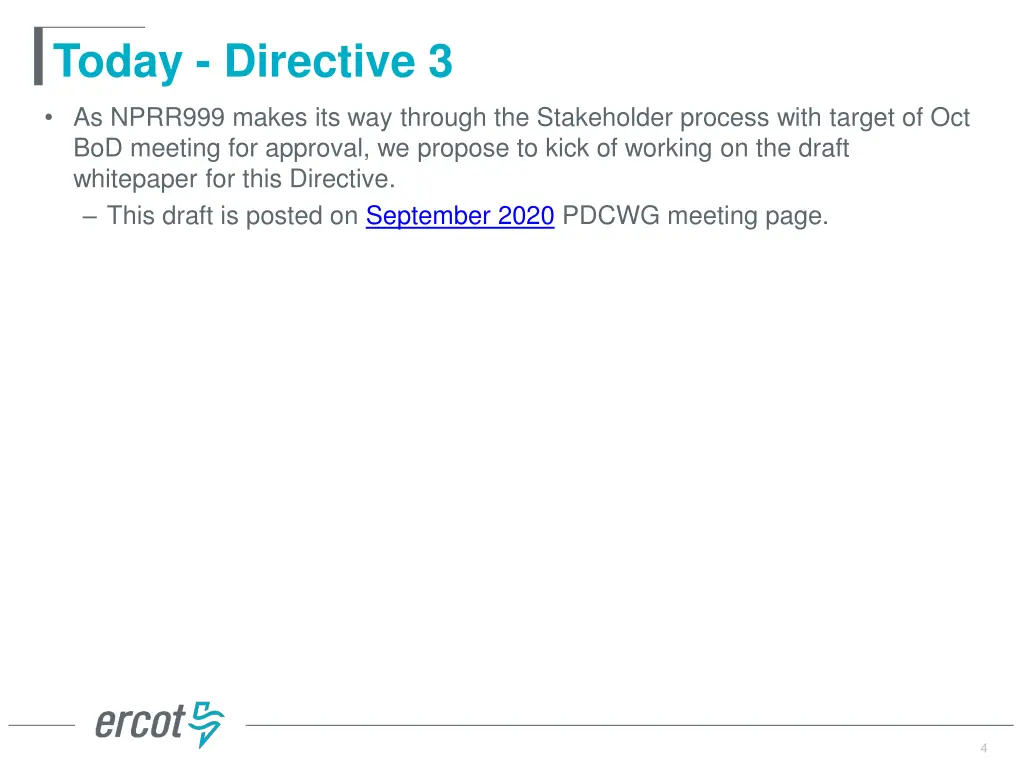 today directive 3