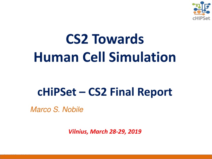 cs2 towards human cell simulation