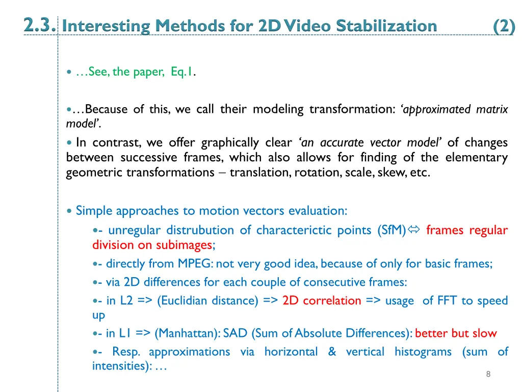 2 3 interesting methods for 2d video stabilization 1