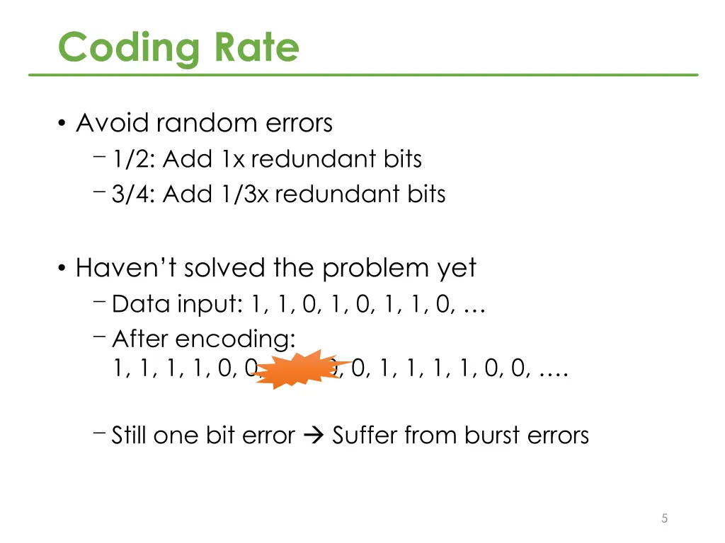 coding rate