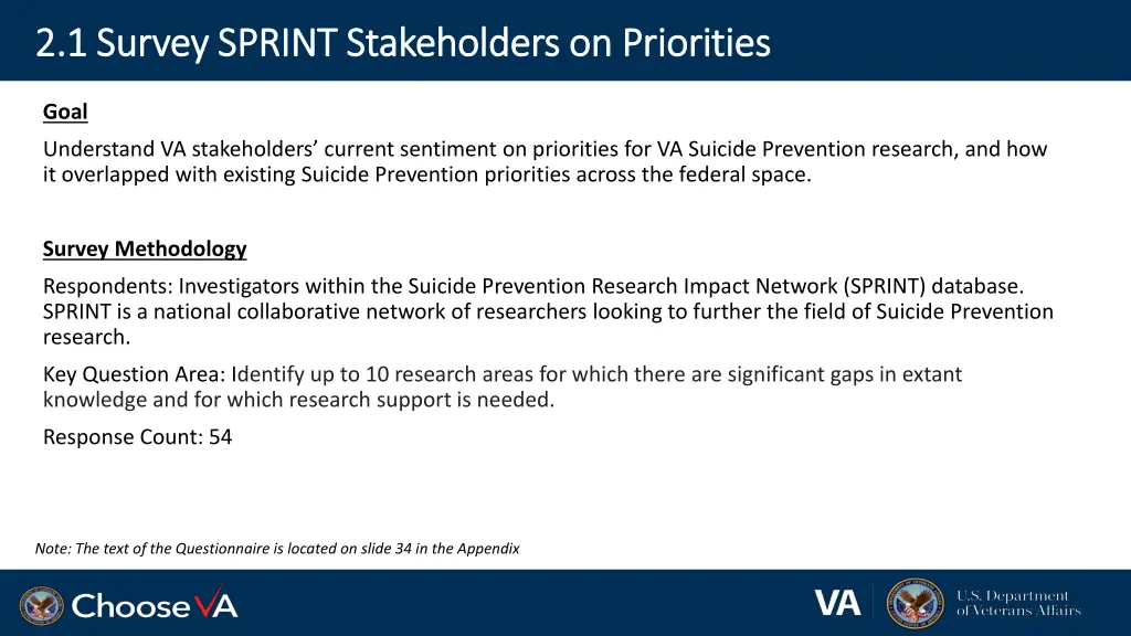2 1 survey sprint stakeholders on priorities