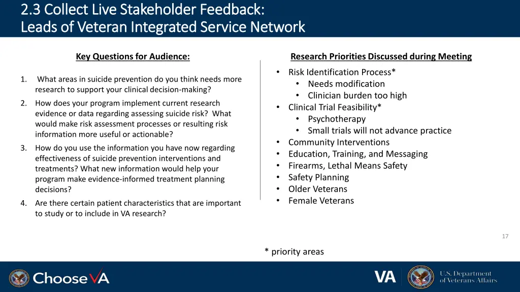 2 3 collect live stakeholder feedback 2 3 collect 2