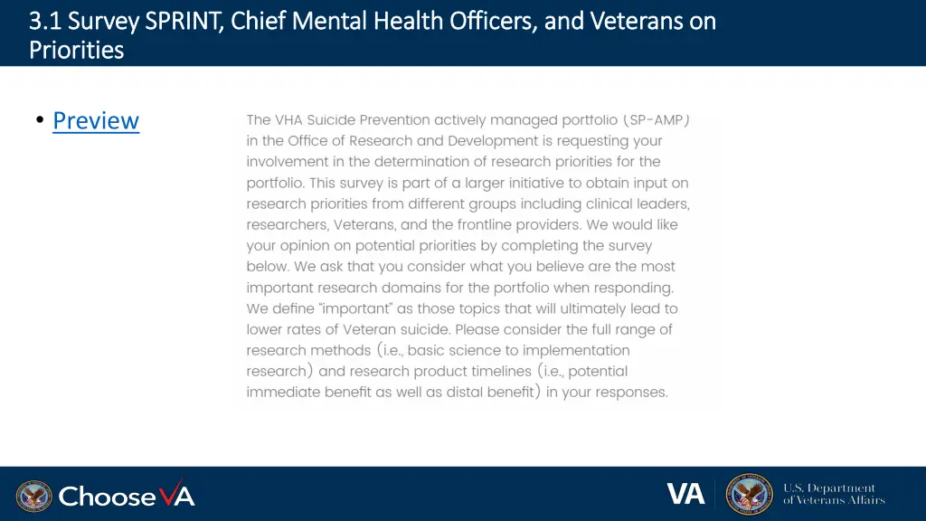 3 1 survey sprint chief mental health officers 1