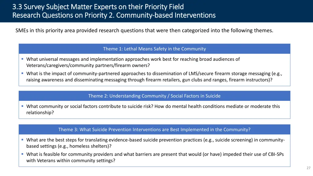 3 3 survey subject matter experts on their 2
