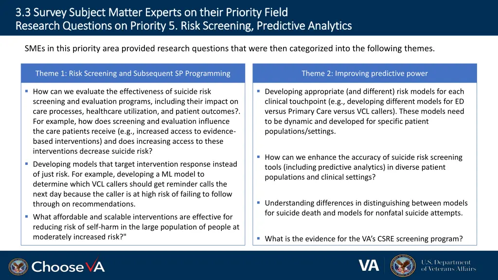 3 3 survey subject matter experts on their 5