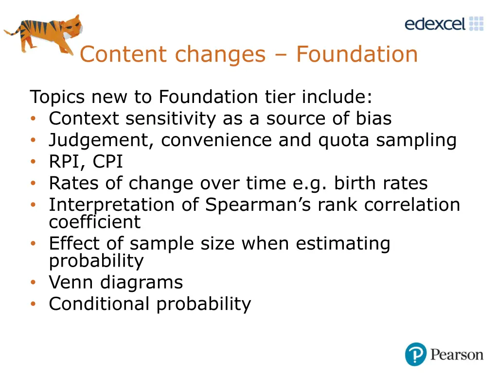content changes foundation