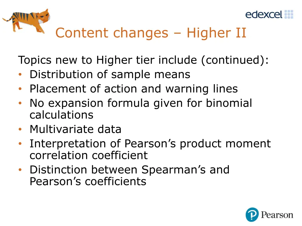content changes higher ii