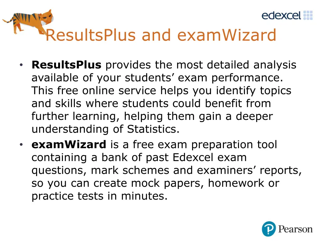 resultsplus and examwizard
