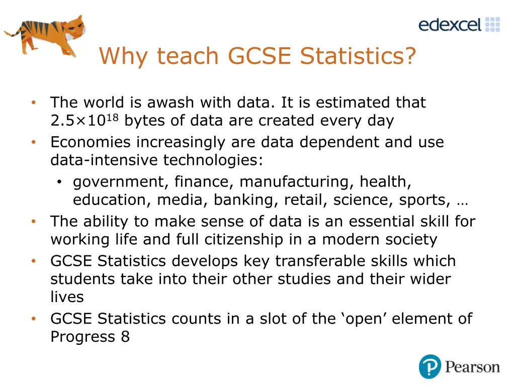 why teach gcse statistics