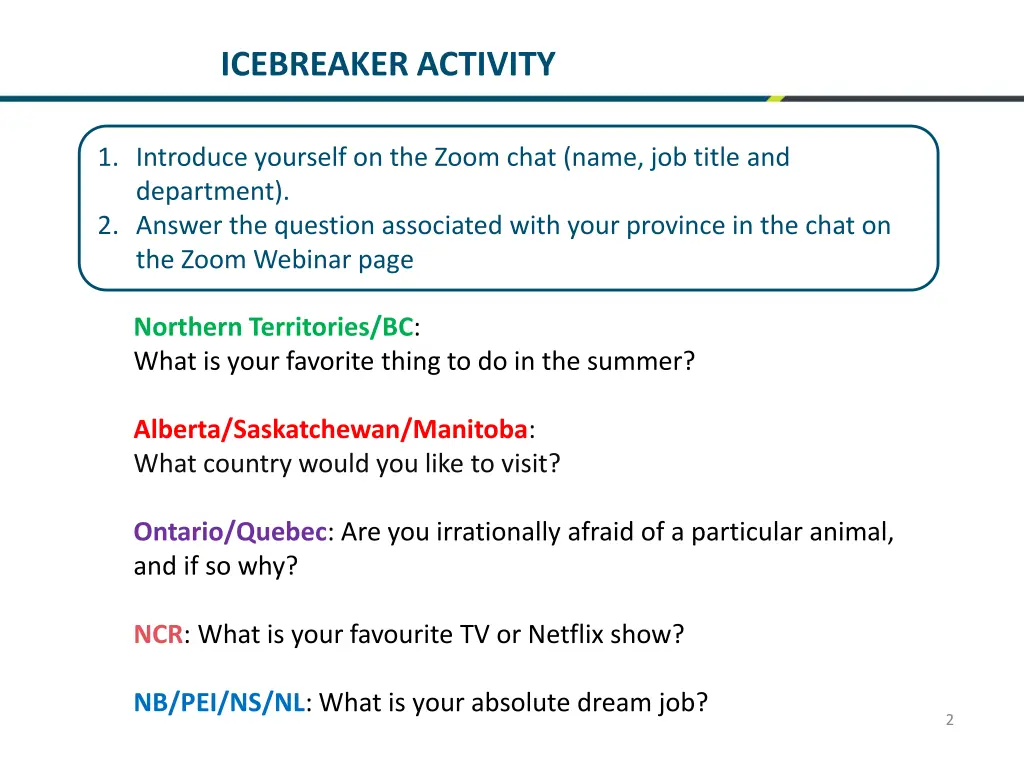 icebreaker activity