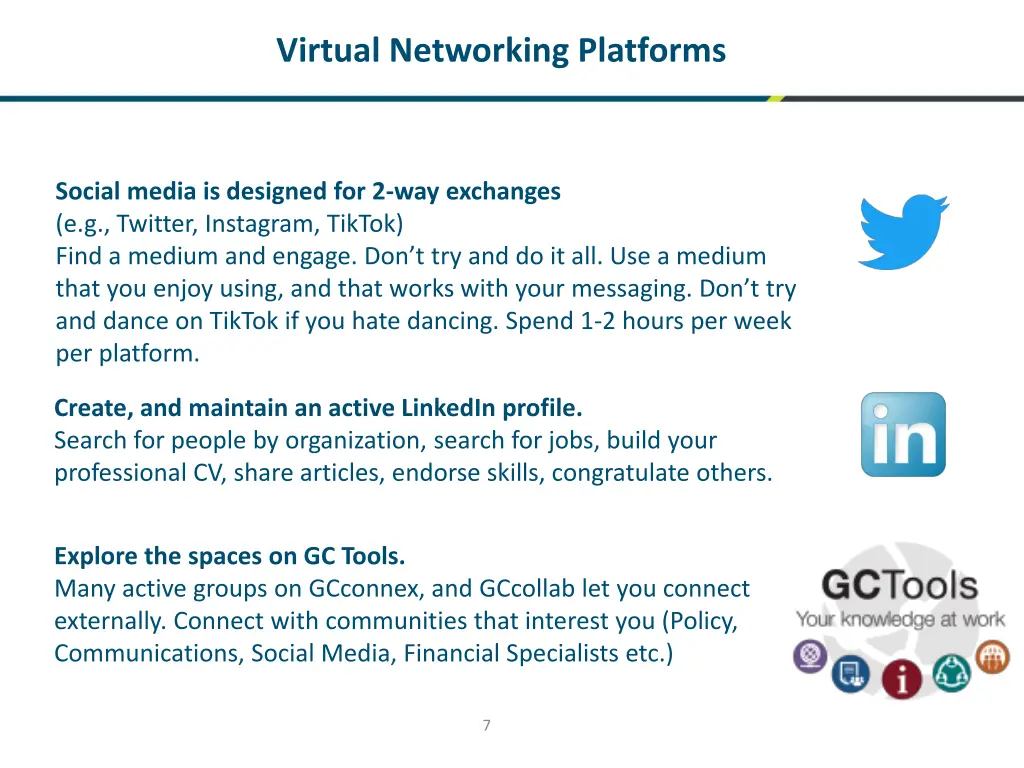 virtual networking platforms