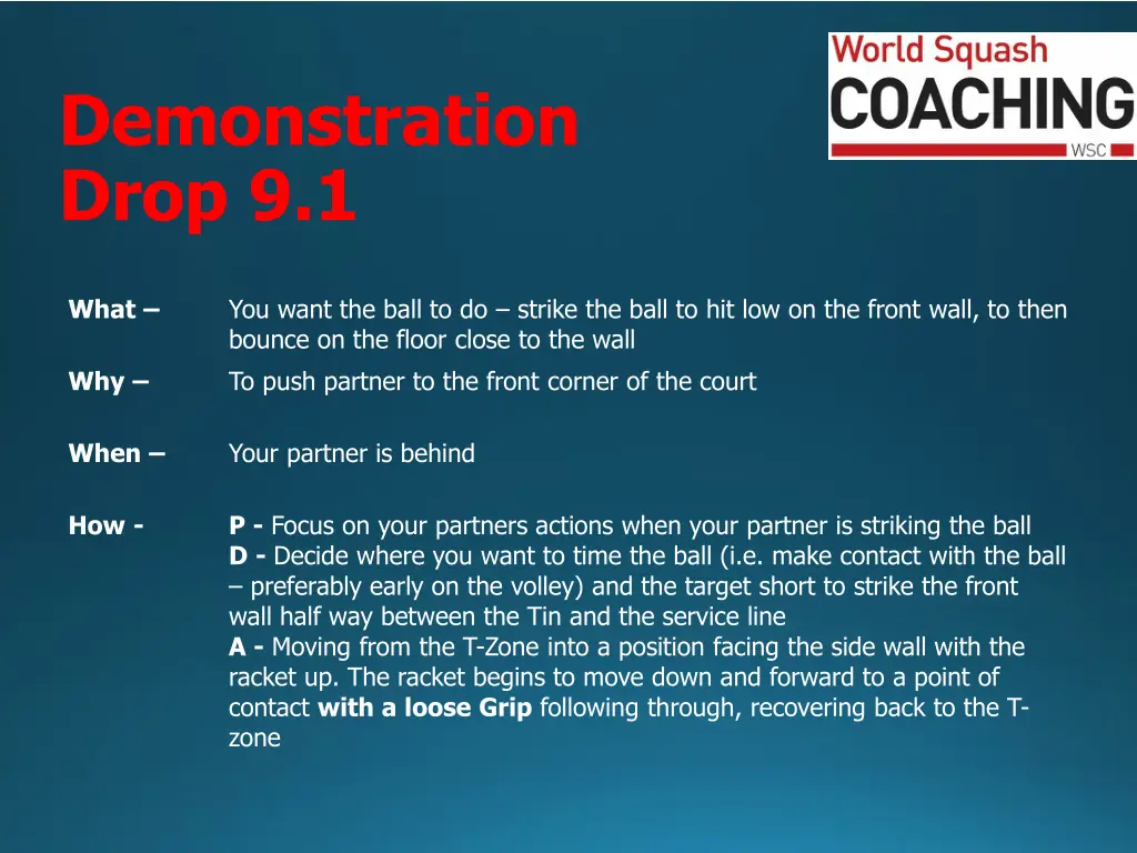 demonstration drop 9 1