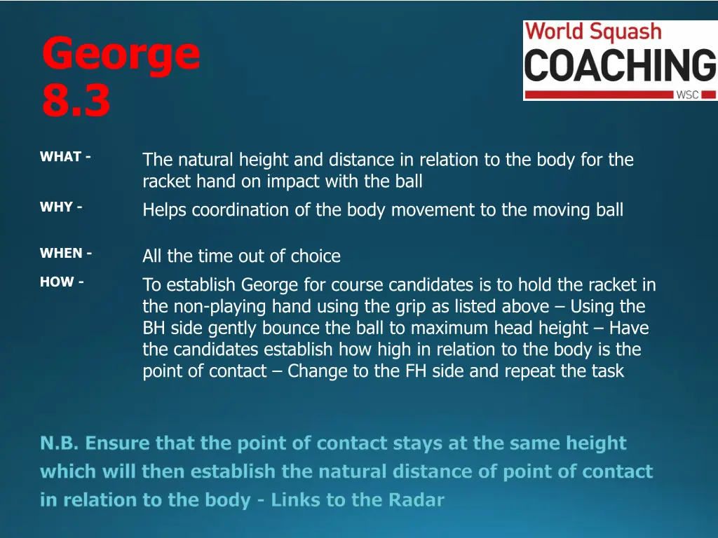 george 8 3