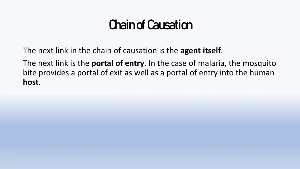c hain of c ausation 2