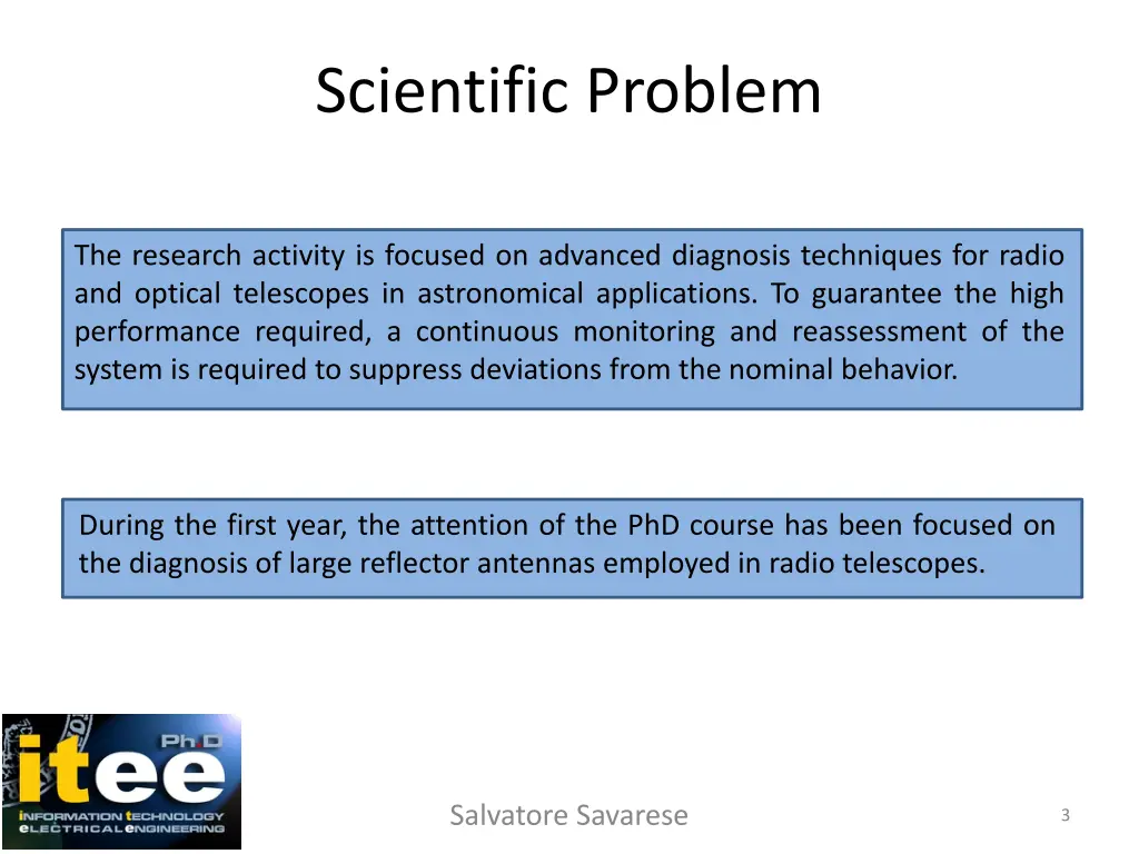 scientific problem