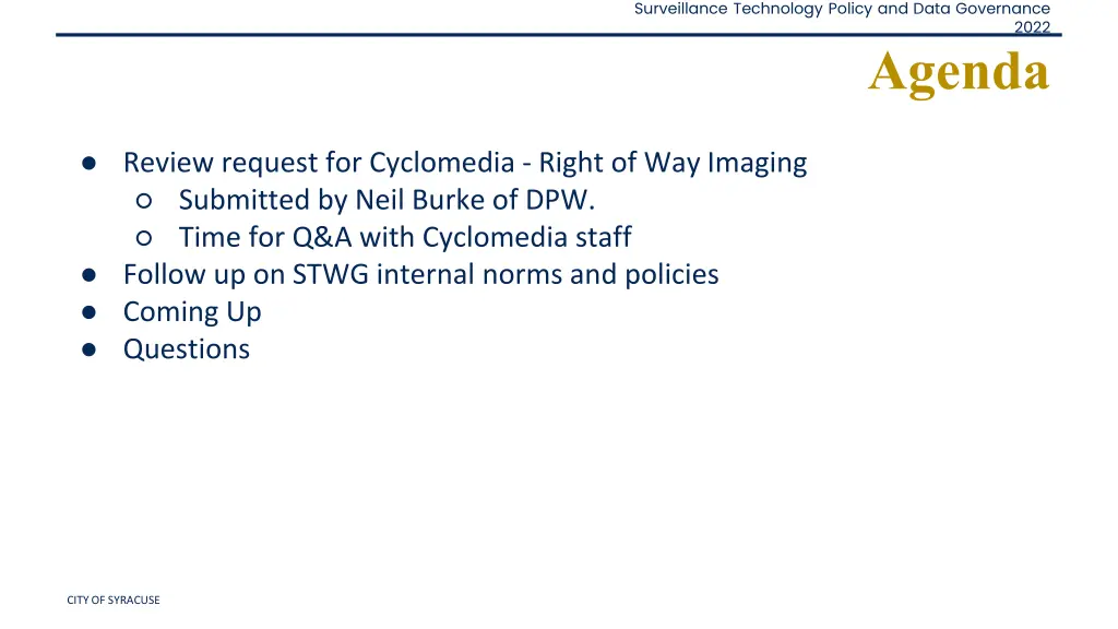 surveillance technology policy and data governance 1