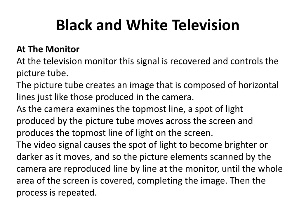 black and white television 3