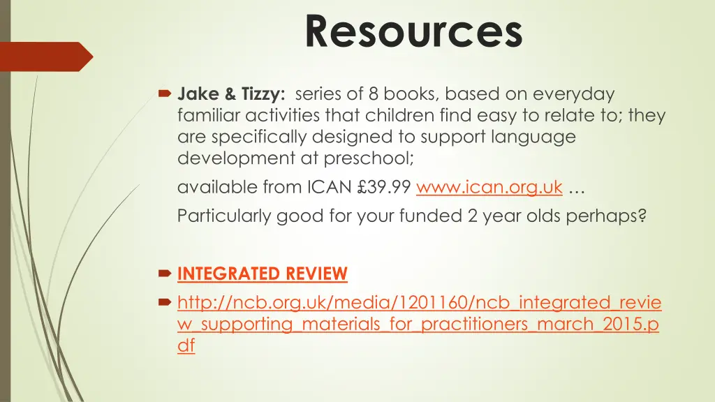resources