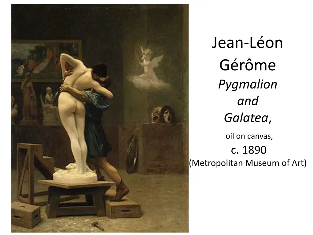 jean l on g r me pygmalion and galatea