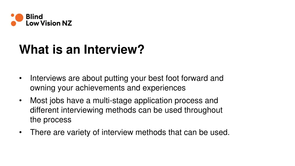 what is an interview