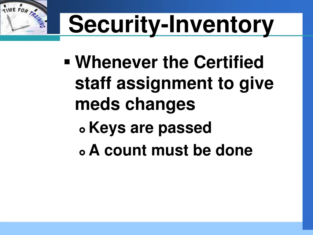 security inventory