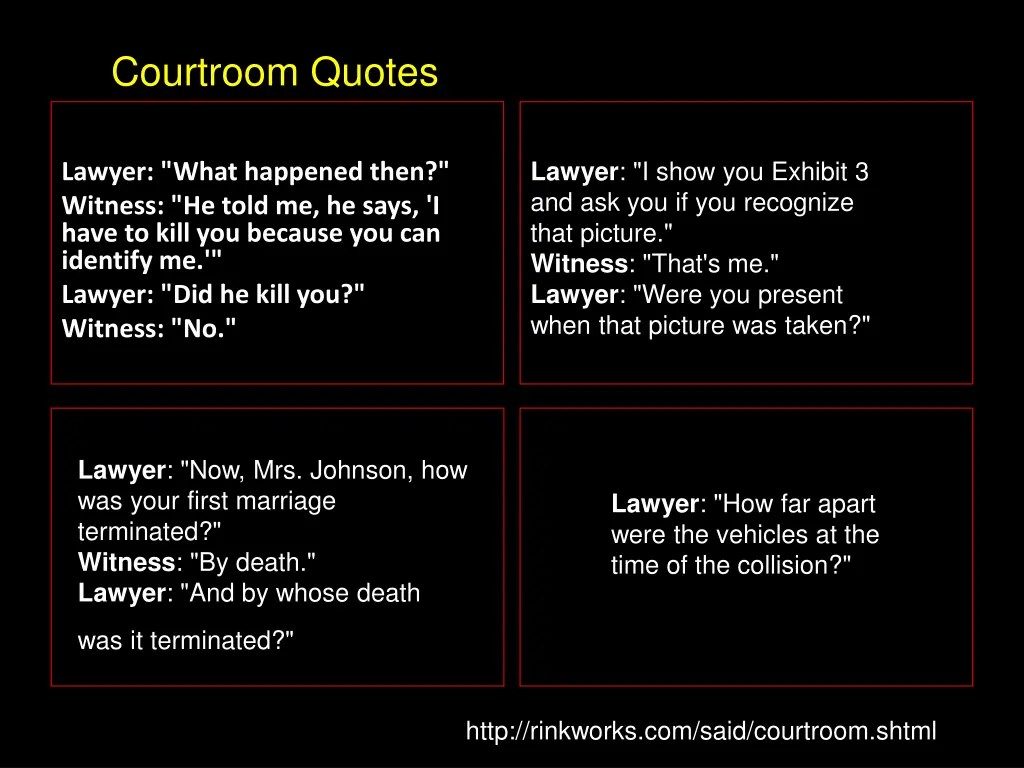 courtroom quotes