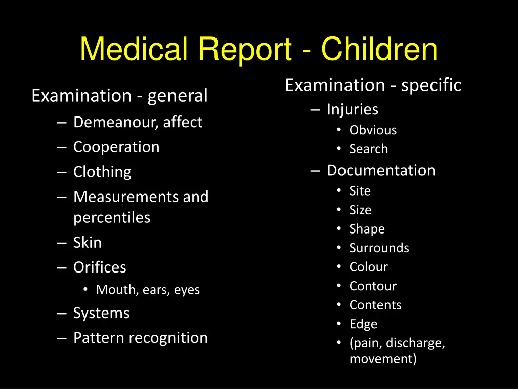 medical report children 1
