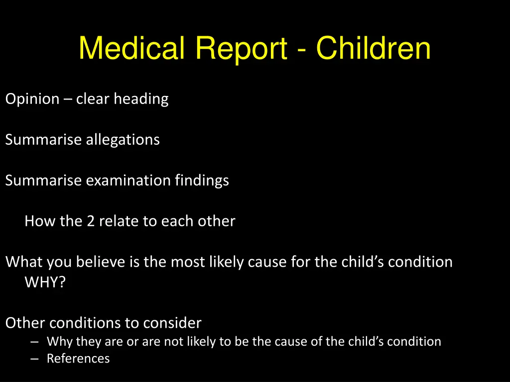 medical report children 3