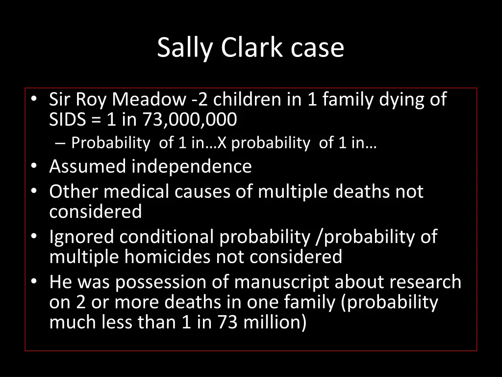 sally clark case