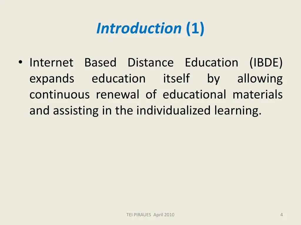 introduction 1