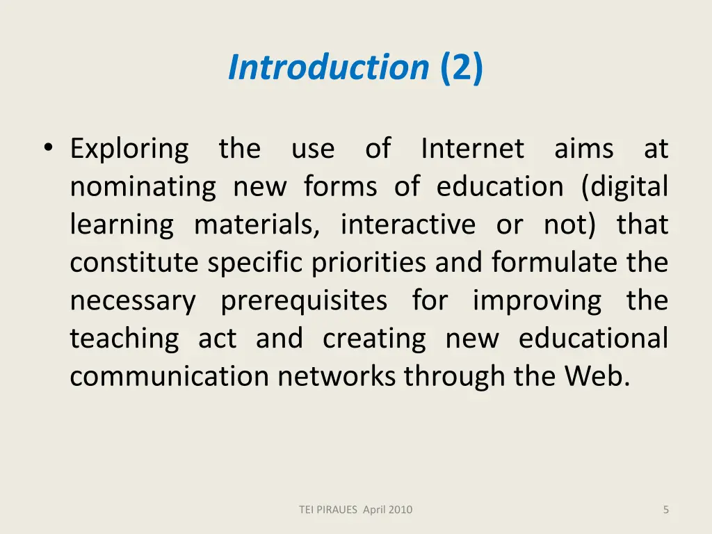 introduction 2