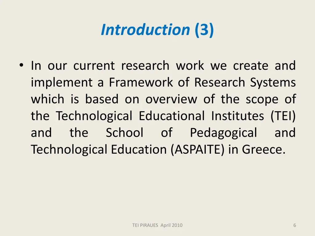 introduction 3