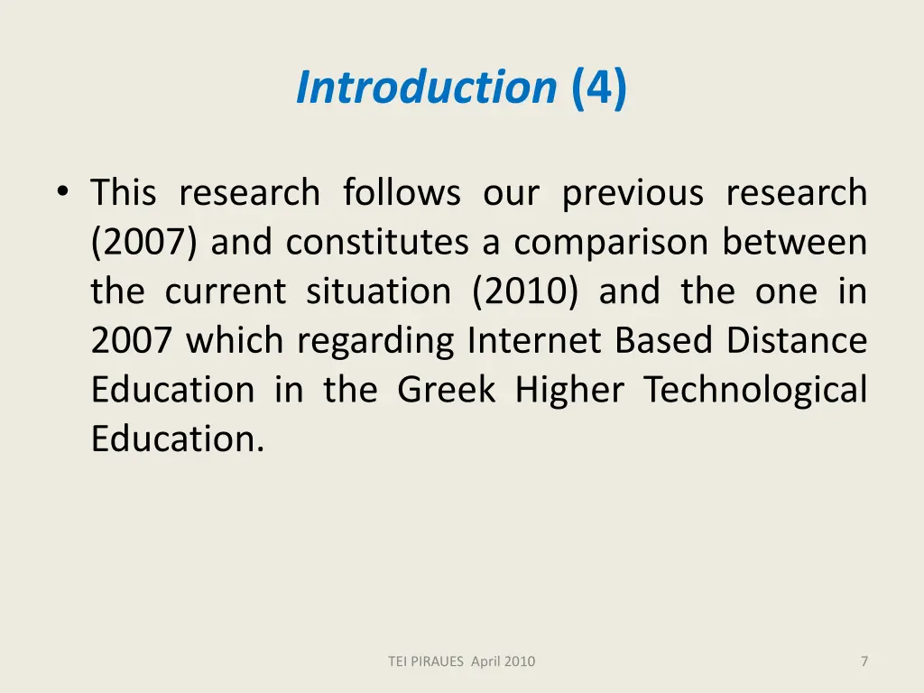 introduction 4