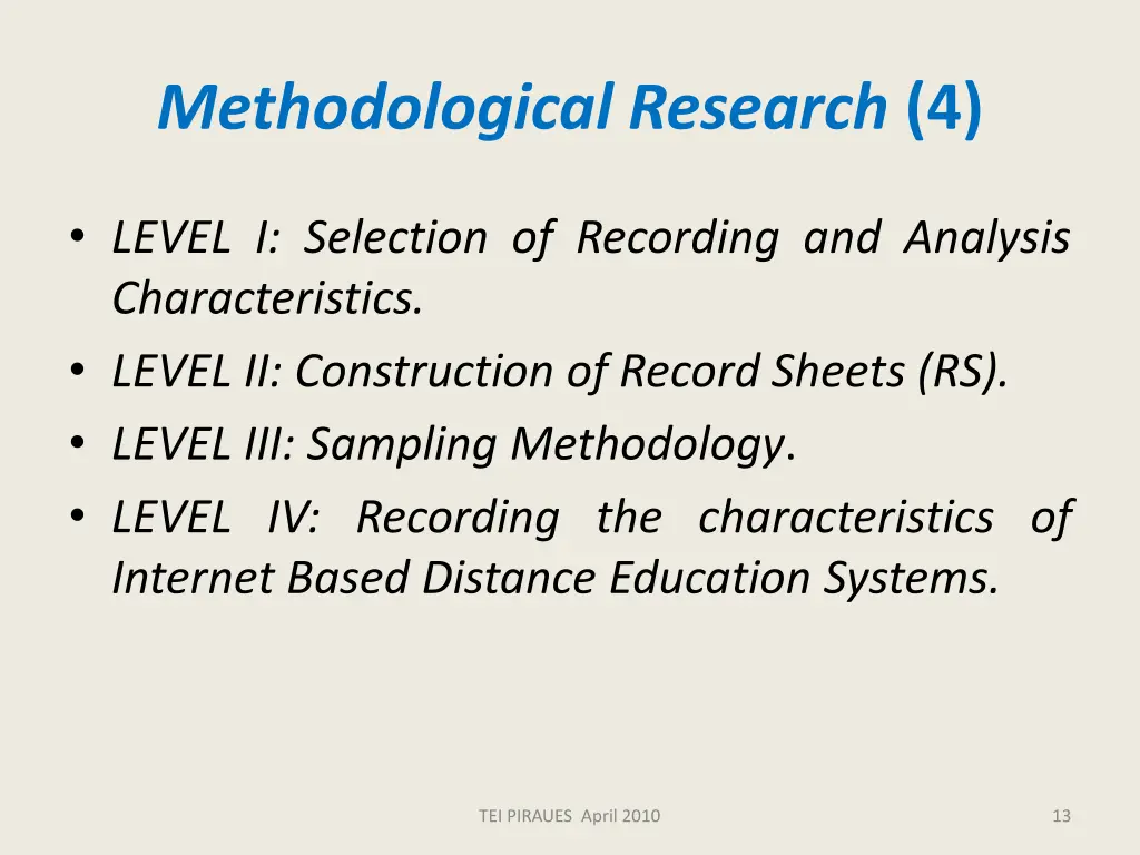 methodological research 4