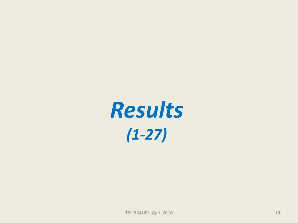 results 1 27