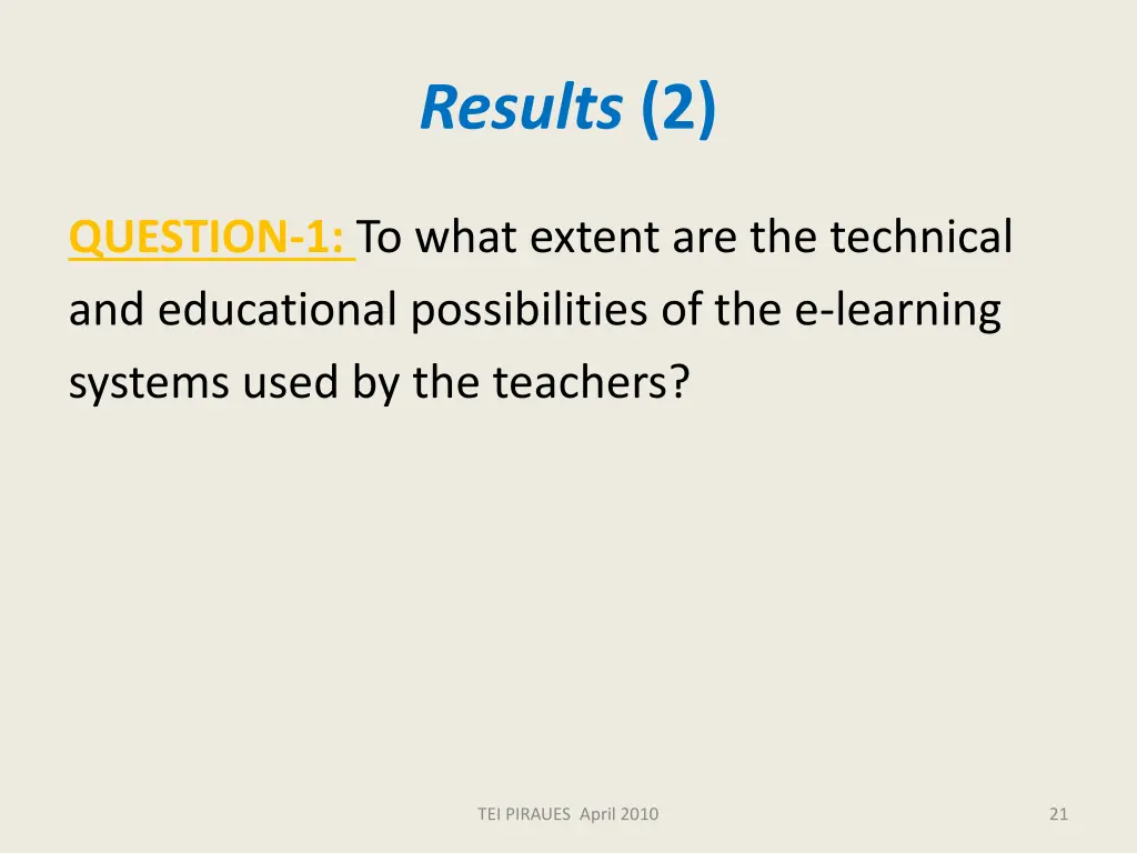 results 2