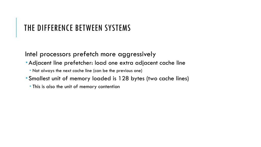 the difference between systems