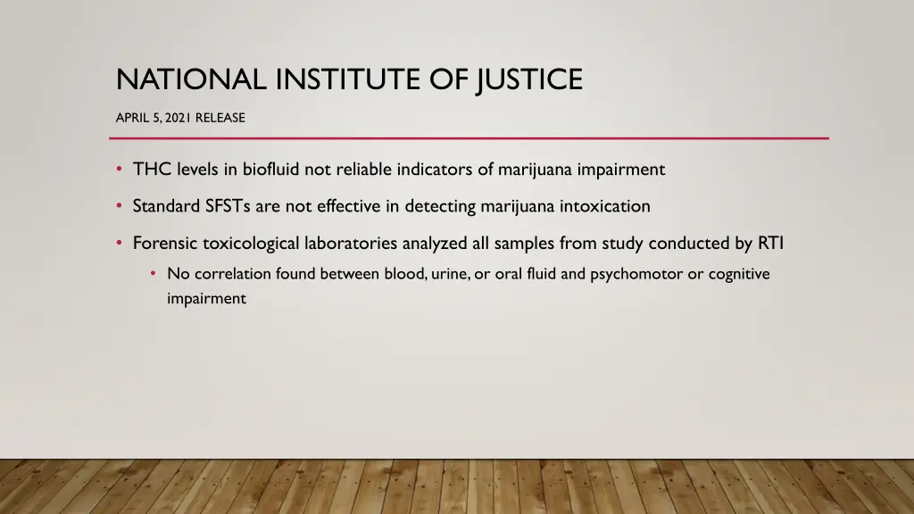 national institute of justice