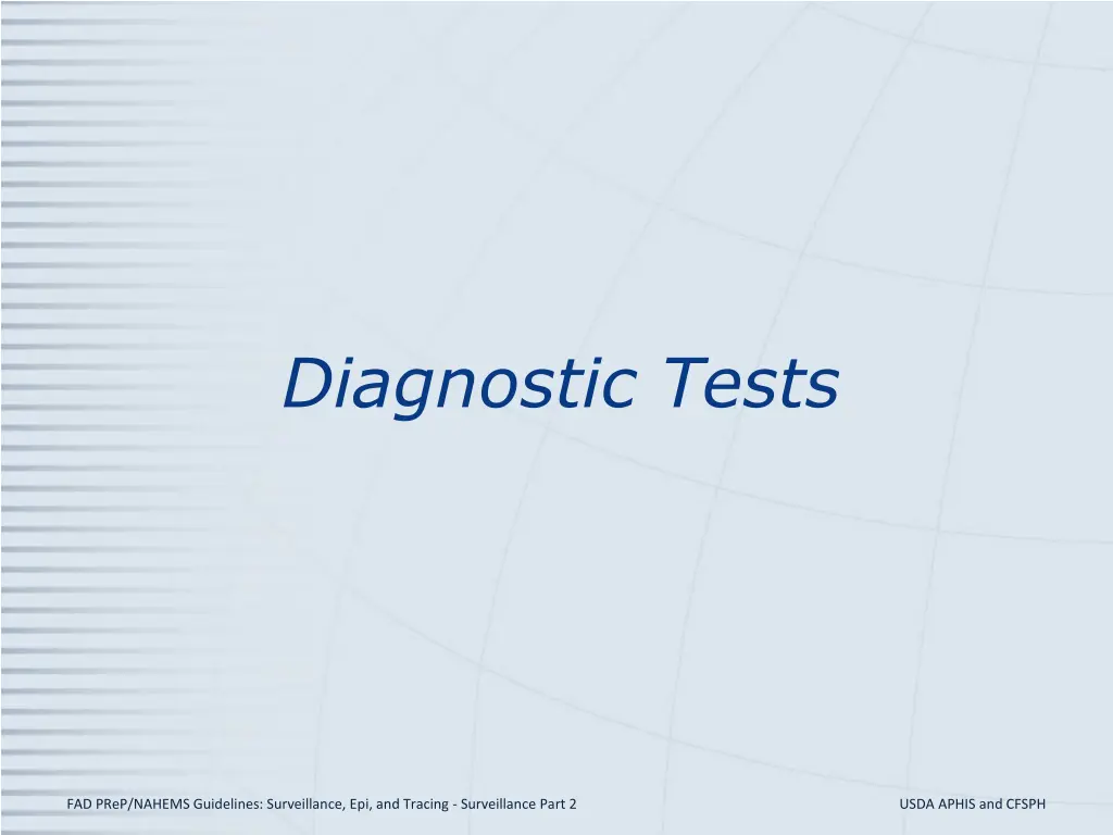 diagnostic tests