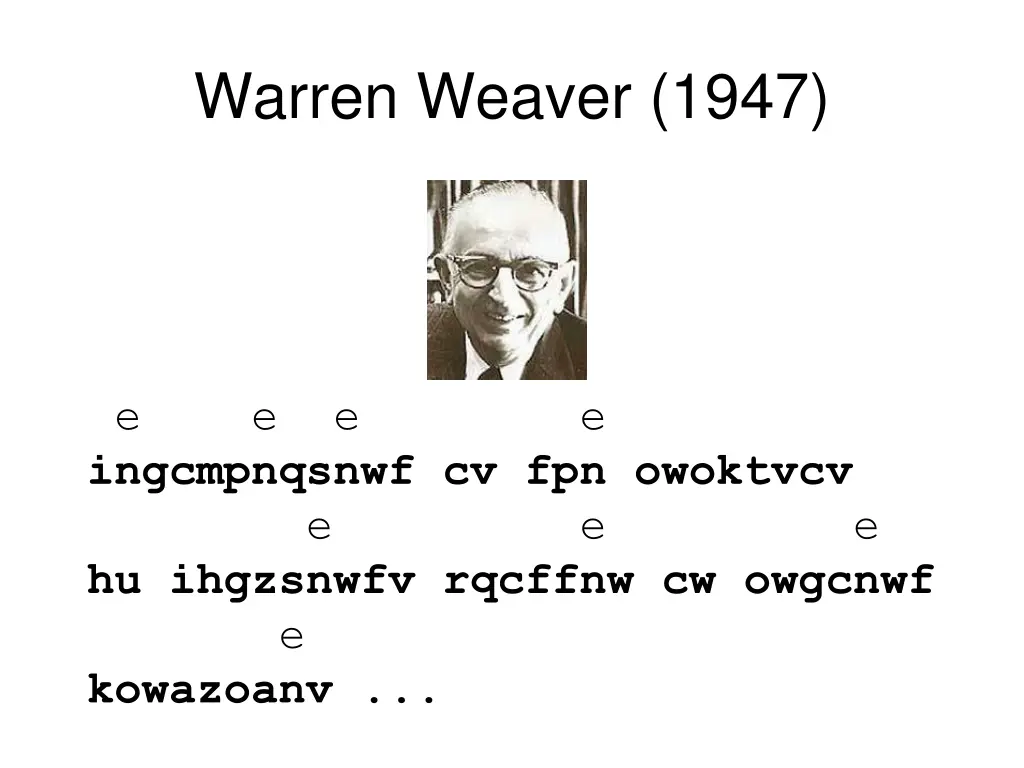warren weaver 1947 1