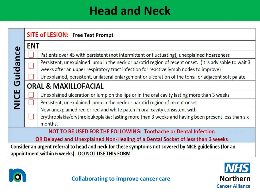 head and neck