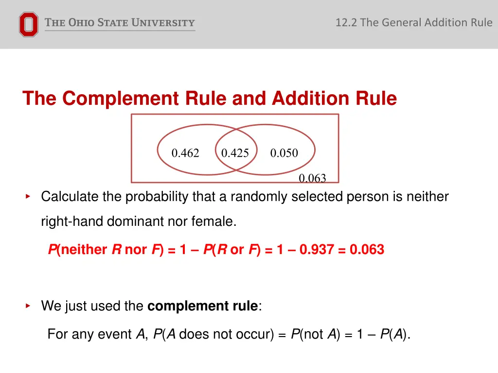 12 2 the general addition rule 16