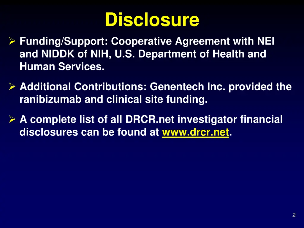 disclosure