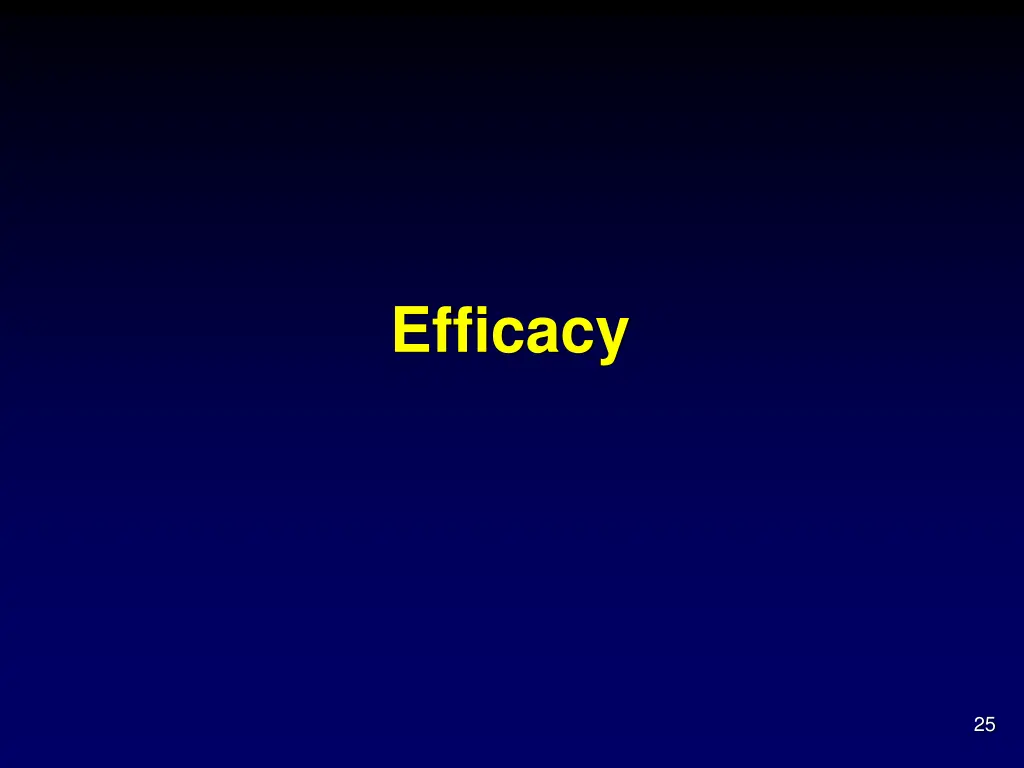 efficacy