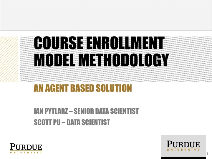 course enrollment model methodology