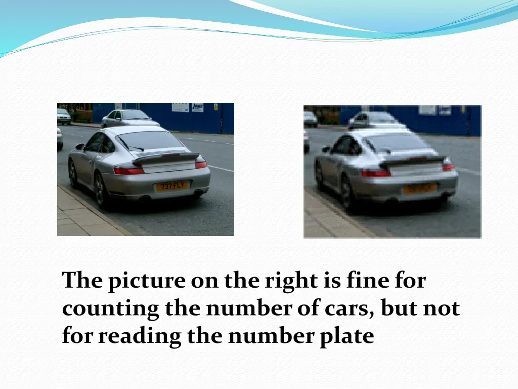 the picture on the right is fine for counting