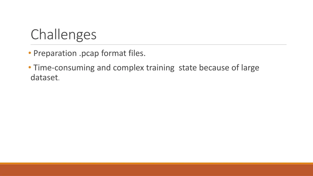 challenges preparation pcap format files time